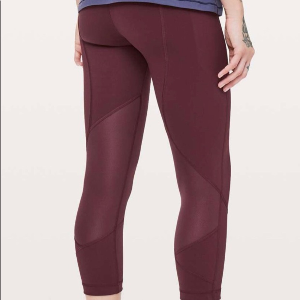Lululemon Size 6 Pace Rival Crop *22"